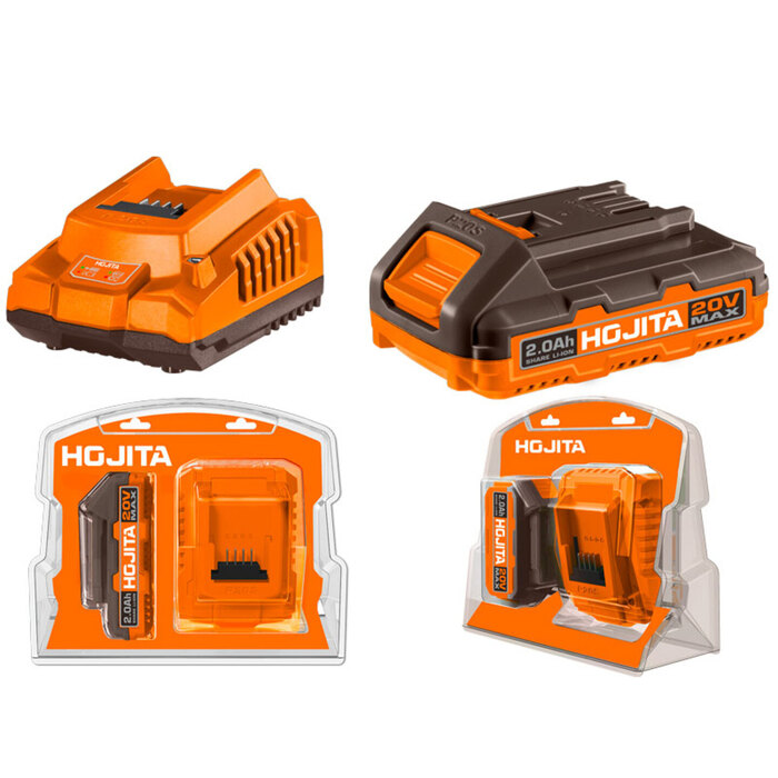 LITHIUM-ION BATTERY 1X2AH AND CHARGER 2A KIT