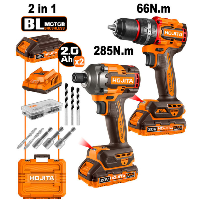 CORDLESS 2 PCS COMBO KIT