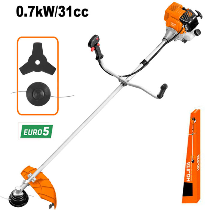 GASOLINE GRASS TRIMMER AND BRUSH CUTTER 31CC 0,75KW