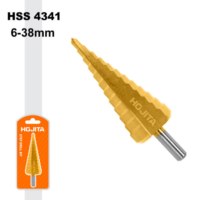 STEP DRILL BIT 6-38MM