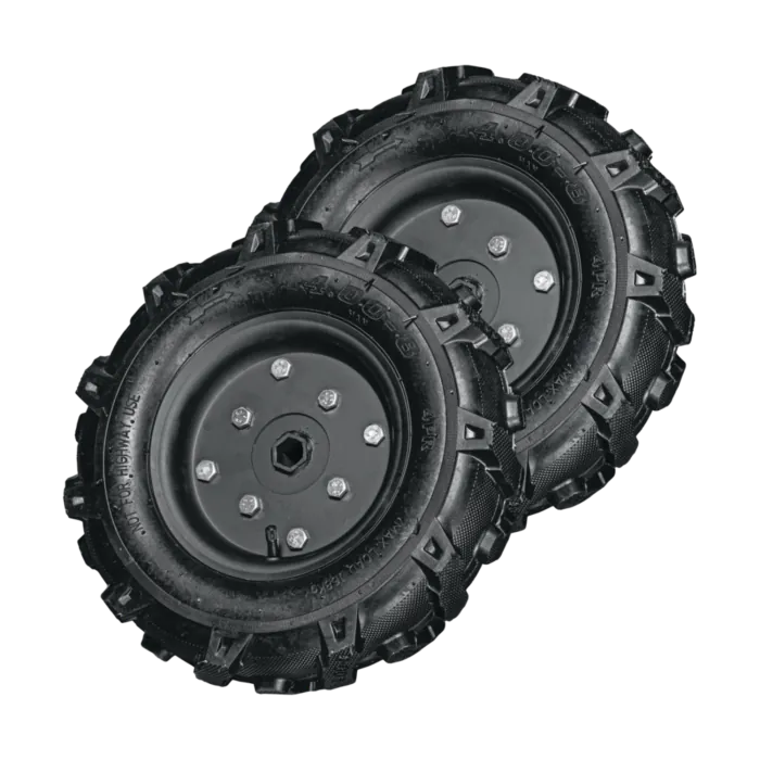 RUBBER WHEELS Ø40cm, 2 PCS