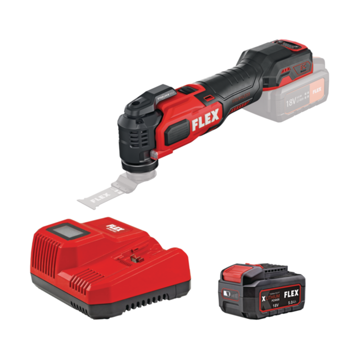 FLEX ΠΟΛΥΕΡΓΑΛΕΙΟ MULTI-CUTTER ΜΠΑΤΑΡΙΑΣ MT 18.0 EC/ 5.0 Set