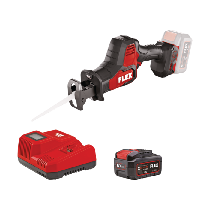 FLEX ΣΠΑΘΟΣΕΓΑ ΜΠΑΤΑΡΙΑΣ RS 25 18.0-EC/ 5.0 Set
