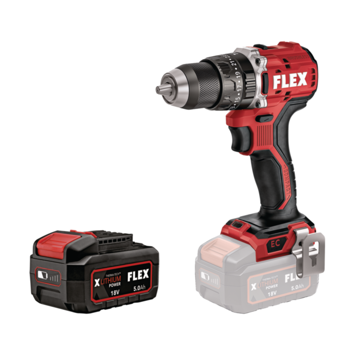FLEX ΚΡΟΥΣΤΙΚΟ ΔΡΑΠΑΝΟΚΑΤΣΑΒΙΔΟ ΜΠΑΤΑΡΙΑΣ PD 2G 18.0 EC LD/ 5.0Ah