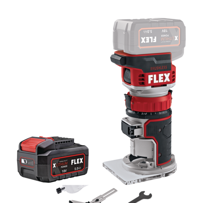 FLEX ΦΡΕΖΑ ΠΕΡΙΘΩΡΙΩΝ ΜΠΑΤΑΡΙΑΣ CER 18.0-EC/ 5.0Ah