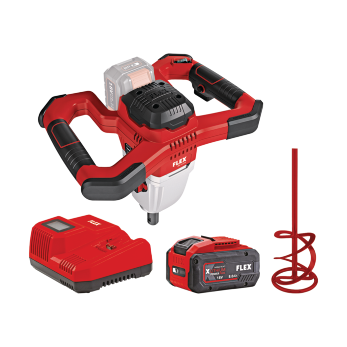 FLEX ΑΝΑΔΕΥΤΗΡΑΣ ΜΠΑΤΑΡΙΑΣ MXE 18.0 EC + HP2 120/ 8.0Ah SET