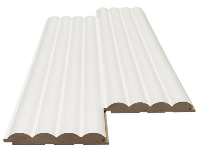 MDF PANEL ΜΕ 3D ΠΗΧΑΚΙΑ 802040 WAVE ST 16/119/2750mm WHITE
