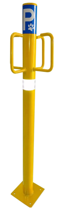 Κολωνάκι για πάρκινγκ κατοικίδιων έξω από καταστήματα με 4 γάντζους δεσίματος PARK-PET-1