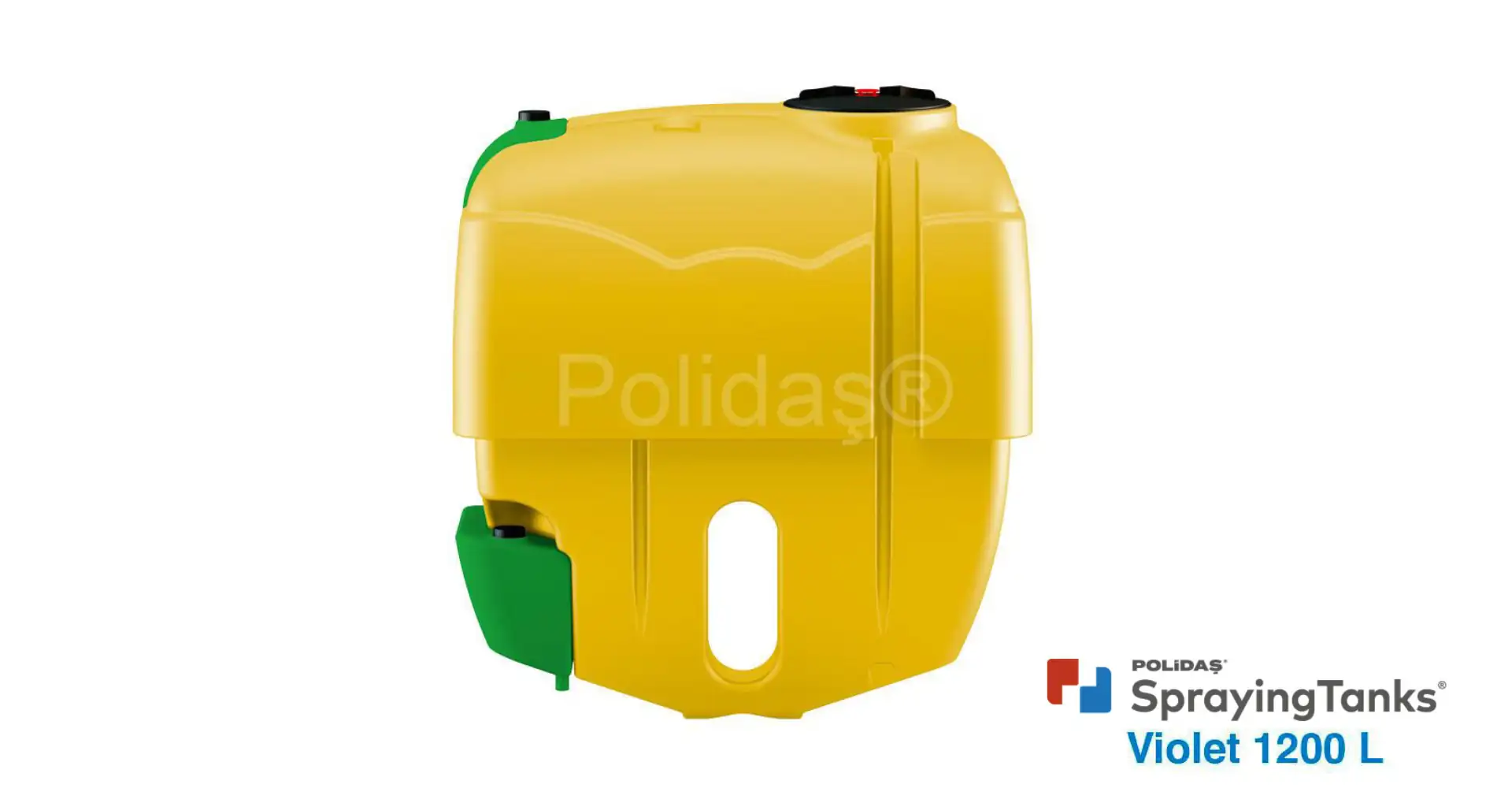 Αναρτόμενο δοχείο ψεκασμού Polidas Violet 1200 Lt - Φωτογραφία 1