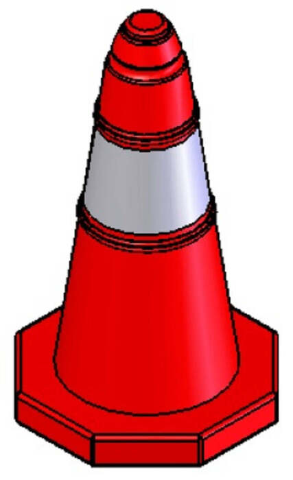 Plastic Cone 50 cm PARK-DH-PE-7