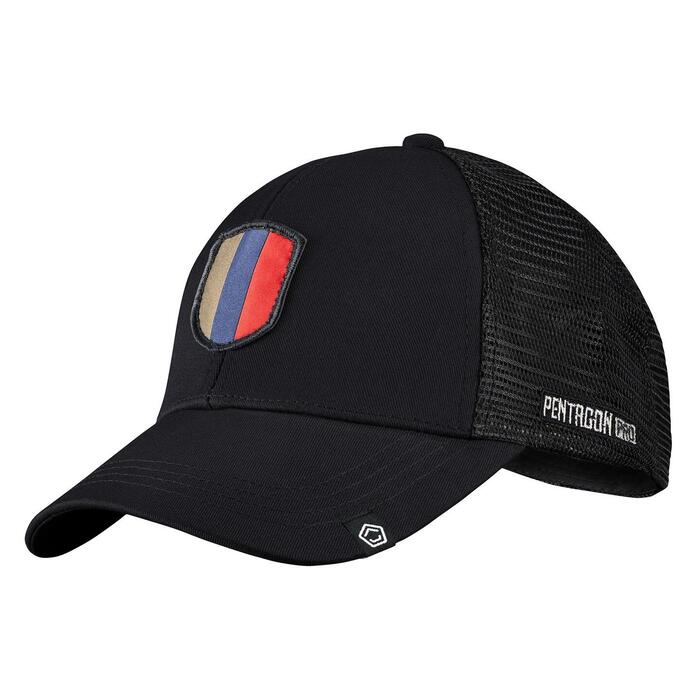 CREST TRUCKER CAP K13082-01-Black
