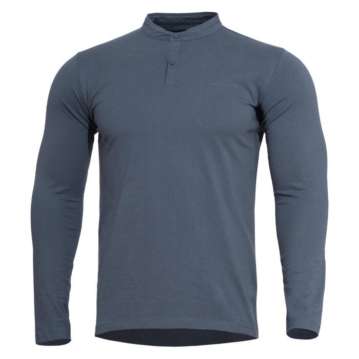 ROMEO 2.0 HENLEY SHIRT K09016-2.0-76-Charcoal Blue