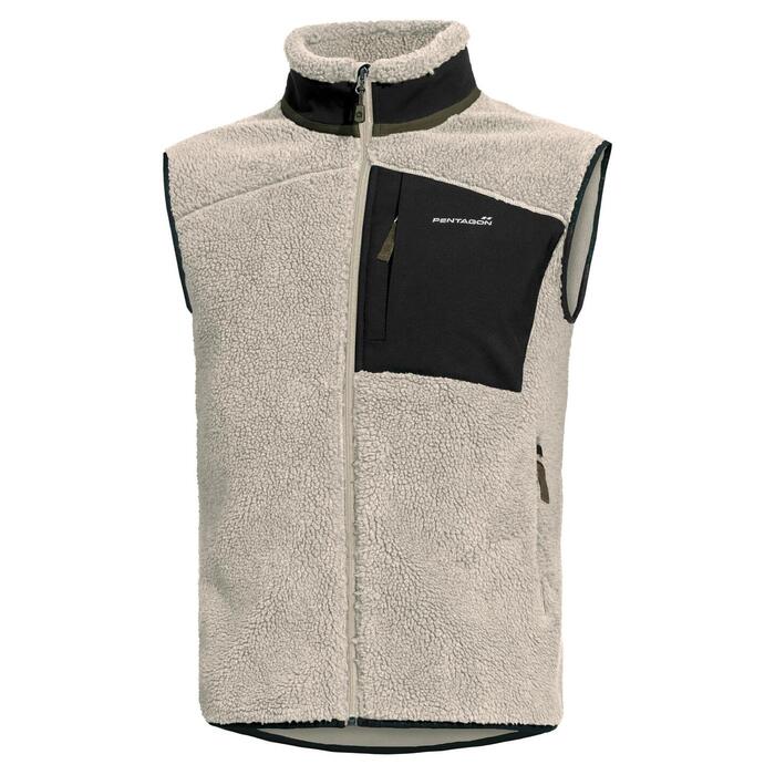 SUMMIT SHERPA FLEECE VEST K04016-04DT-Desert Tan