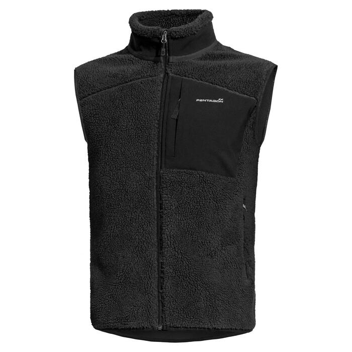 SUMMIT SHERPA FLEECE VEST K04016-01-Black