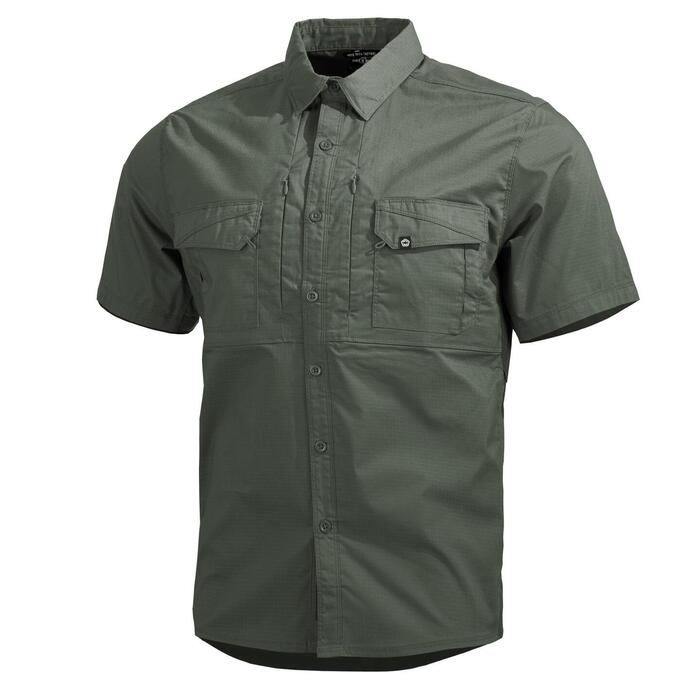 PLATO SHIRT SHORT K02019-SH-06CG-Camo Green