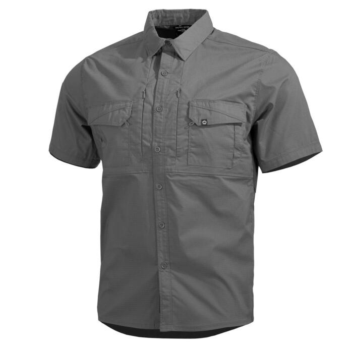 PLATO SHIRT SHORT K02019-SH-08WG-Wolf-Grey PLATO SHIRT SHORT K02019-SH-08WG-Wolf-Grey