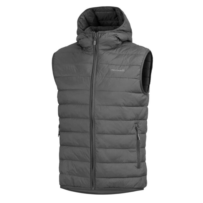 AURORA 2.0 PUFFER HOODED VEST K04011-2.0-17-Cinder Grey AURORA 2.0 PUFFER HOODED VEST K04011-2.0-17-Cinder Grey
