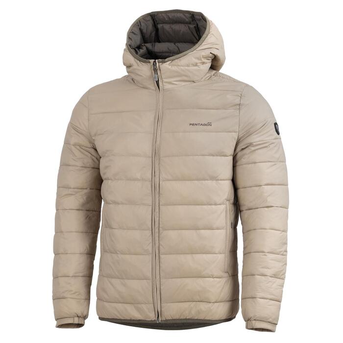 AURORA 2.0 PUFFER HOODED JACKET K08048-2.0-04-Khaki AURORA 2.0 PUFFER HOODED JACKET K08048-2.0-04-Khaki