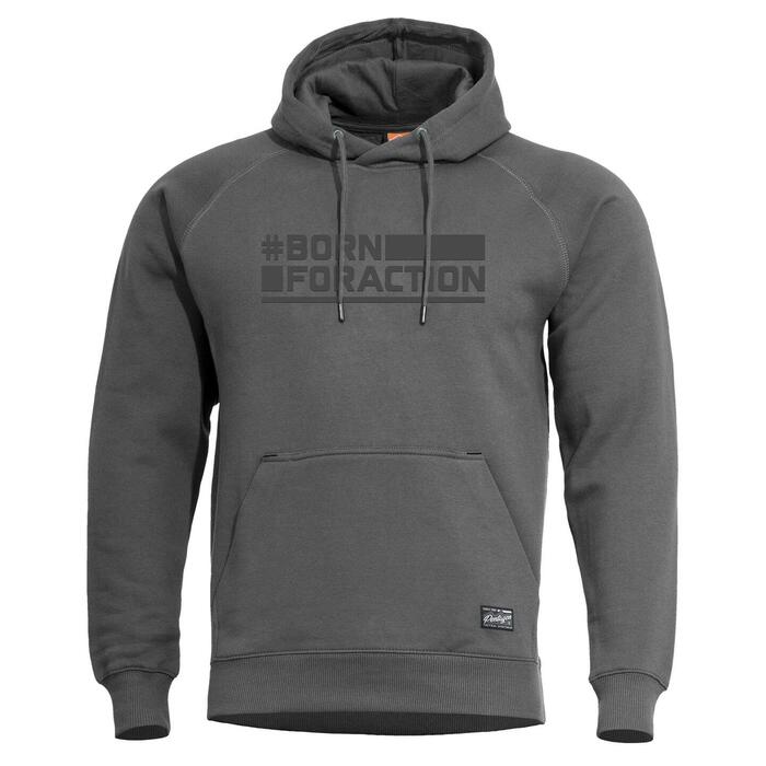 PHAETON HOOD SWEATER | K09021-BA-17-Cinder Grey PHAETON HOOD SWEATER | K09021-BA-17-Cinder Grey