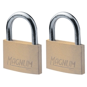 Σετ 2 λουκέτα μπρούτζινα 40mm Magnum, MASTERLOCK CAD40T