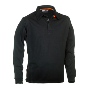 TROJA POLO LONG SLEEVES BLACK L 21MPO1501BK-L