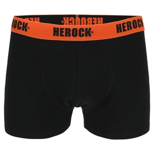 GORIK BOXER SHORTS BLACK/ORANGE/GREY MELANGE S/M 23MUN2101MX-S/M