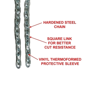 Steel chain with vinyl cover 1.00m Φ6mm 8011EURD Photo 2