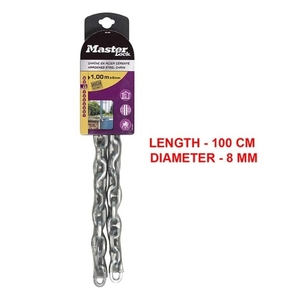 Steel chain with vinyl cover 1m Φ8mm 8016EURD Photo 2