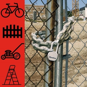 Steel chain with vinyl cover 1.00m Φ10mm 8019EURD Photo 2