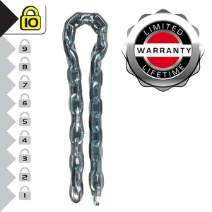 Steel chain with vinyl cover 1.00m Φ10mm 8019EURD Photo 5