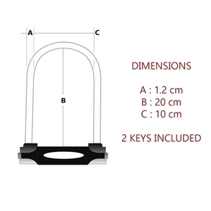 U-BAR 200mm Φ12mm με βάση μεταφοράς 8170EURDPRO Φωτογραφία 4