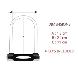 U-BAR 2,10mm Φ13mm με βάση μεταφοράς 8195EURDPRO Φωτογραφία 5
