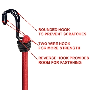 Octopus 2 ends with double hook, 2 pcs 60cm 3020EURDAT Photo 6