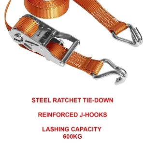 FASTLINK 3211EURDAT series ratchet strap with J hooks Photo 4
