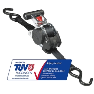Set of 2 straps with retractable ratchet & hook S 3238EURDAT Photo 7