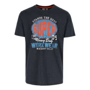 HEAVY DUTY T-SHIRT LIMITED EDITION NAVY MELANGE 