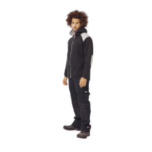JUNO HOODED SWEATER BLACK Φωτογραφία 5