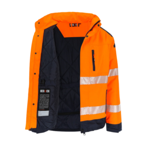 ΑΝΤΑΝΑΚΛΑΣΤΙΚΟ ΜΠΟΥΦΑΝ HIGH VIZ HODOR ΠΟΡΤΟΚΑΛΙ/NAVY 25MJC1901ORNY Φωτογραφία 4