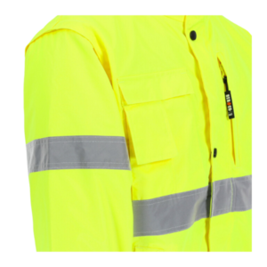 ΑΝΤΑΝΑΚΛΑΣΤΙΚΟ ΜΠΟΥΦΑΝ HIGH VIZ TARVOS ΚΙΤΡΙΝΟ/NAVY 25MJC1801YENY Φωτογραφία 10