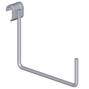 LARGE HOOK 190MM FOR A HOOK BAR., SILVER