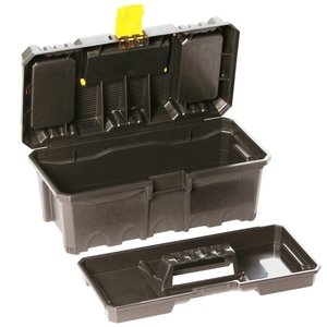 "AREX" 13" BLACK / YELLOW TOOL BOX Photo 2