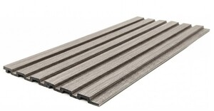 PS PANEL ΜΕ 3D ΠΗΧΑΚΙΑ 02 PIANO (ΜΟΝΟΧΡΩΜΟ  ΓΚΡΙ) 12/122/2900mm  GREY Φωτογραφία 3