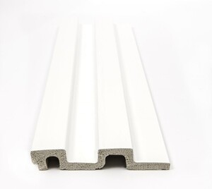 PS PANEL  ΜΕ 3D ΠΗΧΑΚΙΑ 01 RESIDENCE 21/122 mm WHITE Φωτογραφία 2