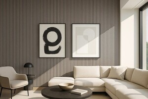 PS PANEL ΜΕ 3D ΠΗΧΑΚΙΑ 02/116 PIANO 12/122/2900mm GREY OAK/RUST Φωτογραφία 5