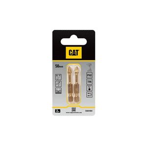 CAT Μύτη κατσαβιδιού σταυρός με μέγεθος PH2 50mm συσκευασία 2τεμ. DA01004 Φωτογραφία 3