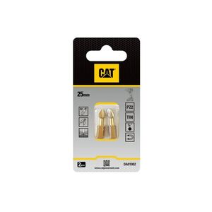 CAT Μύτη κατσαβιδιού αστέρι με μέγεθος PZ2 25mm συσκευασία 2τεμ. DA01002 Φωτογραφία 3