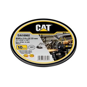 CAT Τροχός κοπής inox 125x1mm σε μεταλικό κουτί DA10902 (τιμή/τεμ) Φωτογραφία 2