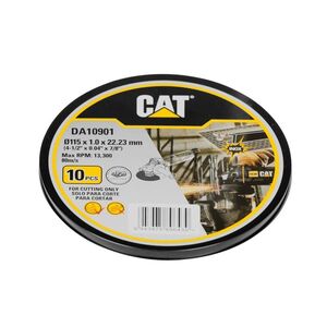 CAT Τροχός κοπής inox 115x1mm σε μεταλικό κουτί DA10901 (τιμή/τεμ) Φωτογραφία 2