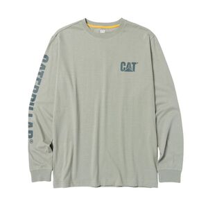 CAT Μπλουζάκι μακρυμάνικο trademark tee πράσινο 2XL 1510034