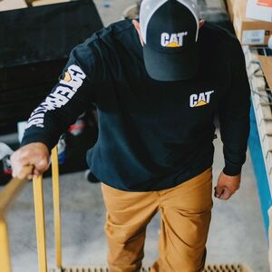 CAT Μπλουζάκι μακρυμάνικο trademark tee μαύρο M 1510034 Φωτογραφία 3